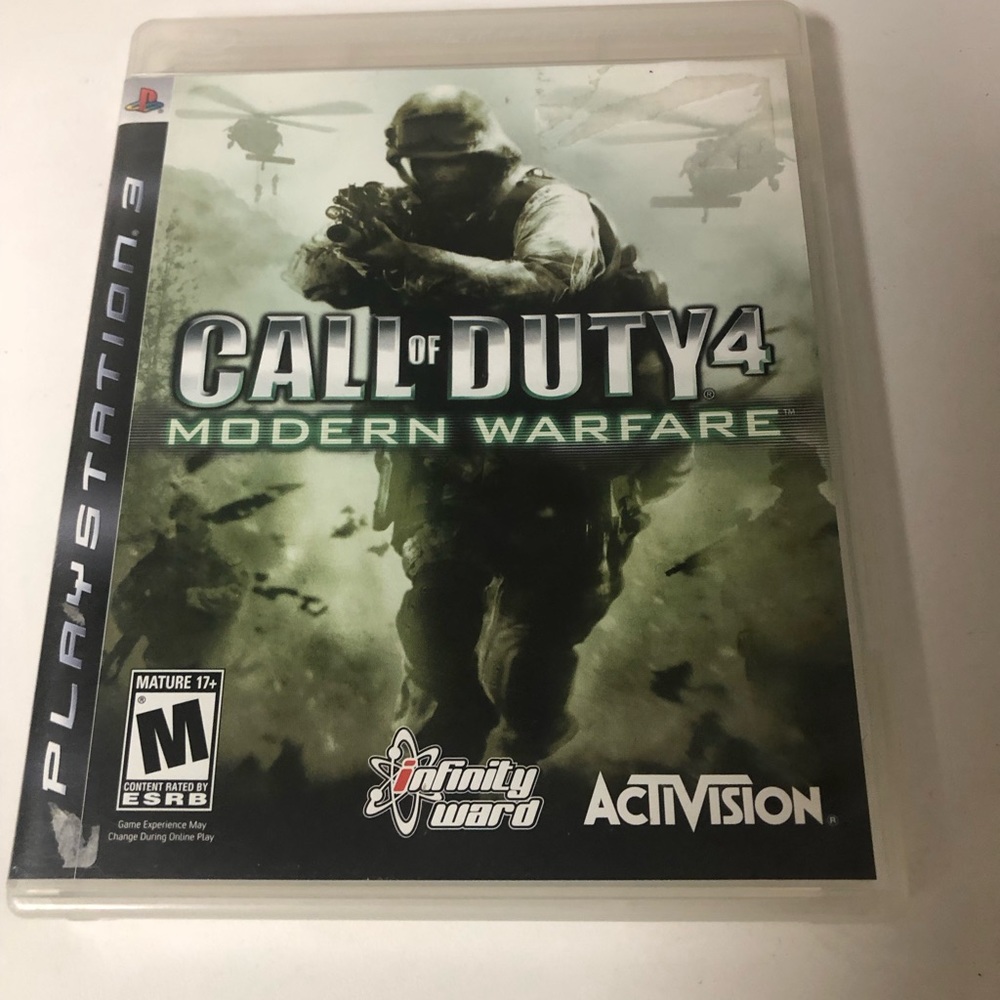 Call of‎ Duty 4 Modern Warfare Video Game (PS3, 2007)